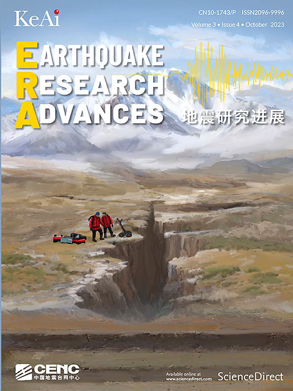 Go to journal home page - Earthquake Research Advances